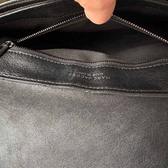 MARC JACOBS BAROQUE BAG BLACK QUILTED LEATHER CHAIN STRAP - Picture 12 of 15